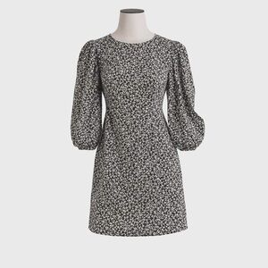 NWT Sz 8. Free People “Making Plans” Mini Dress - Black Motif Floral